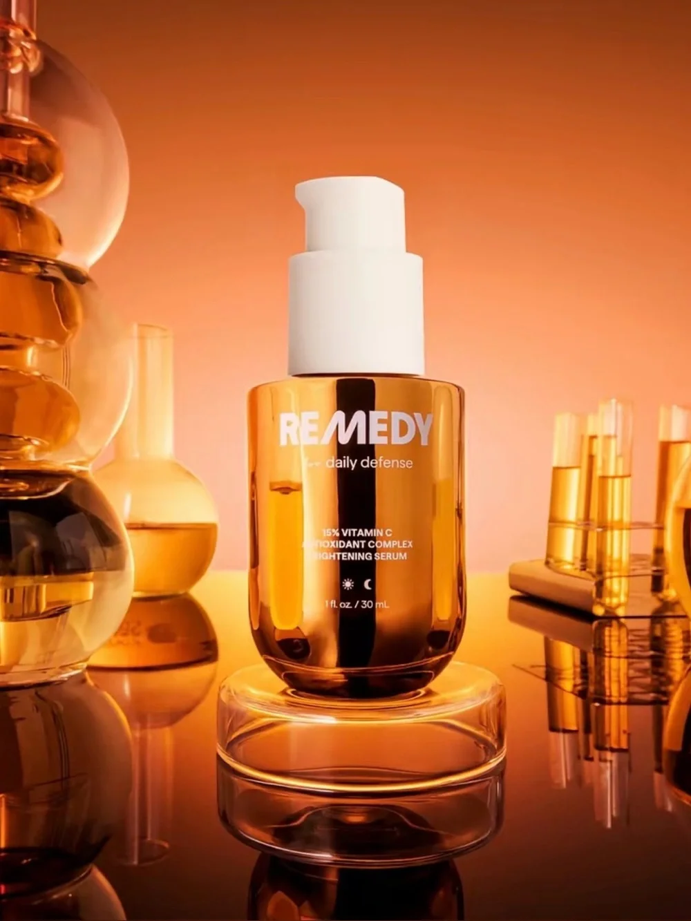 REMEDY 15% Vitamin C Complex Brightening Serum for Daily Defense, 1 fl. oz